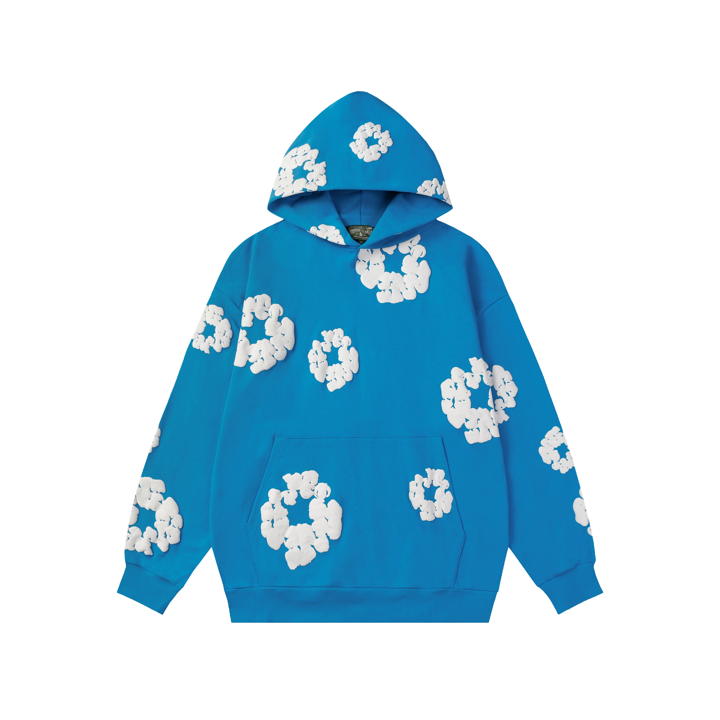 Denim Tears Cotton Wreath Blue Hoodie
