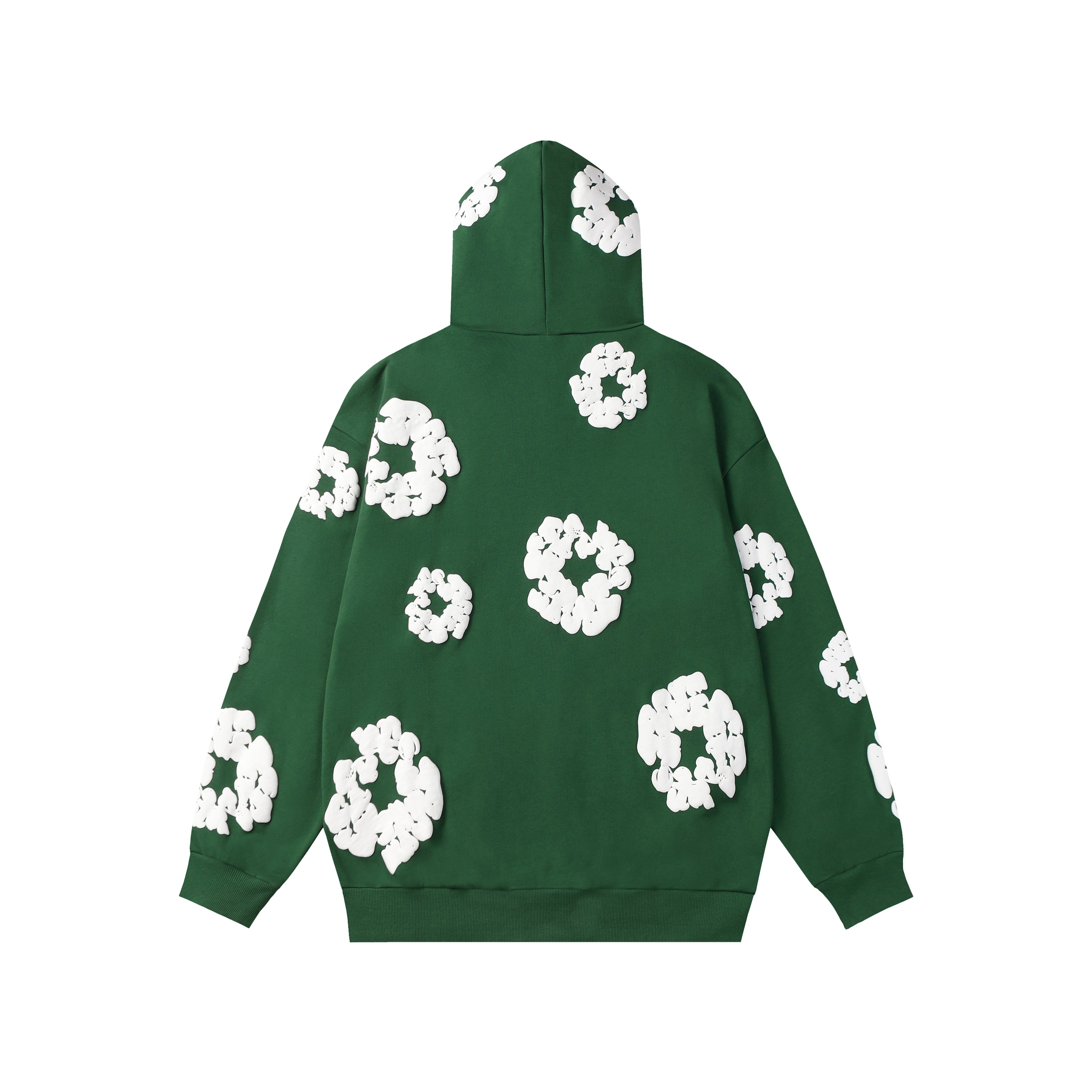 Denim Tears Cotton Wreath Green Hoodie