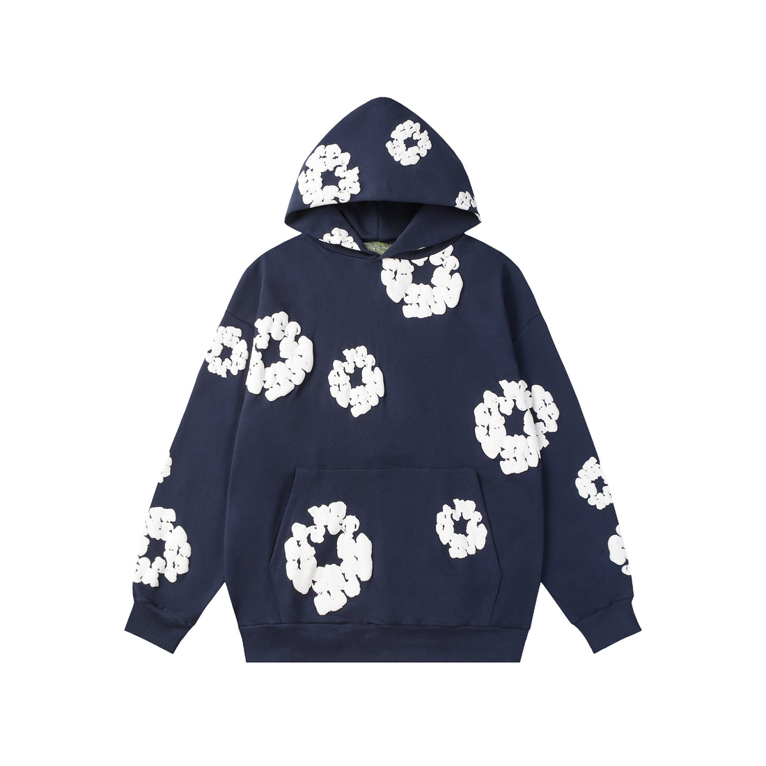 Denim Tears Cotton Wreath Navy Hoodie