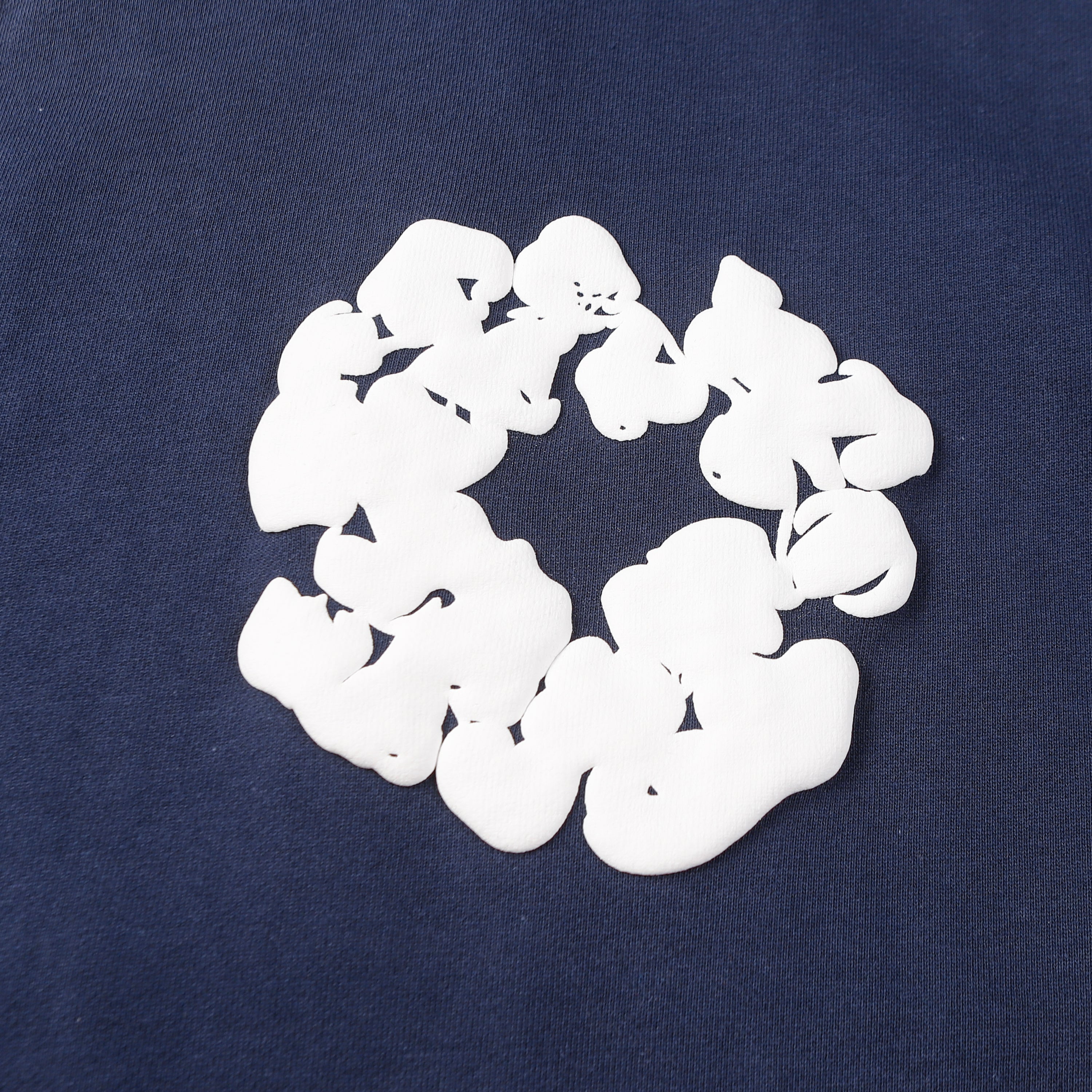 Denim Tears Cotton Wreath Navy Hoodie