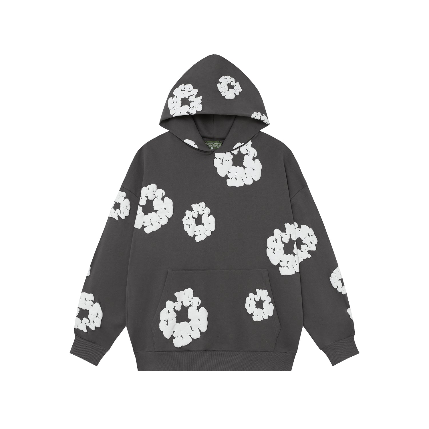 Denim Tears Cotton Wreath Dark Grey Hoodie