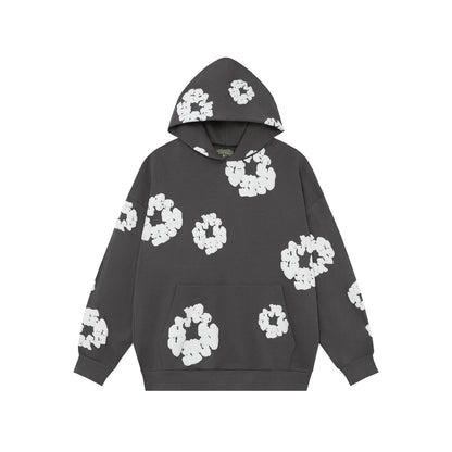 Denim Tears Cotton Wreath Dark Grey Hoodie