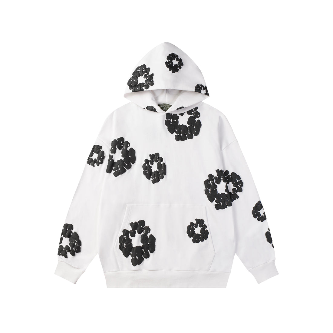 Denim Tears Cotton Wreath White Hoodie