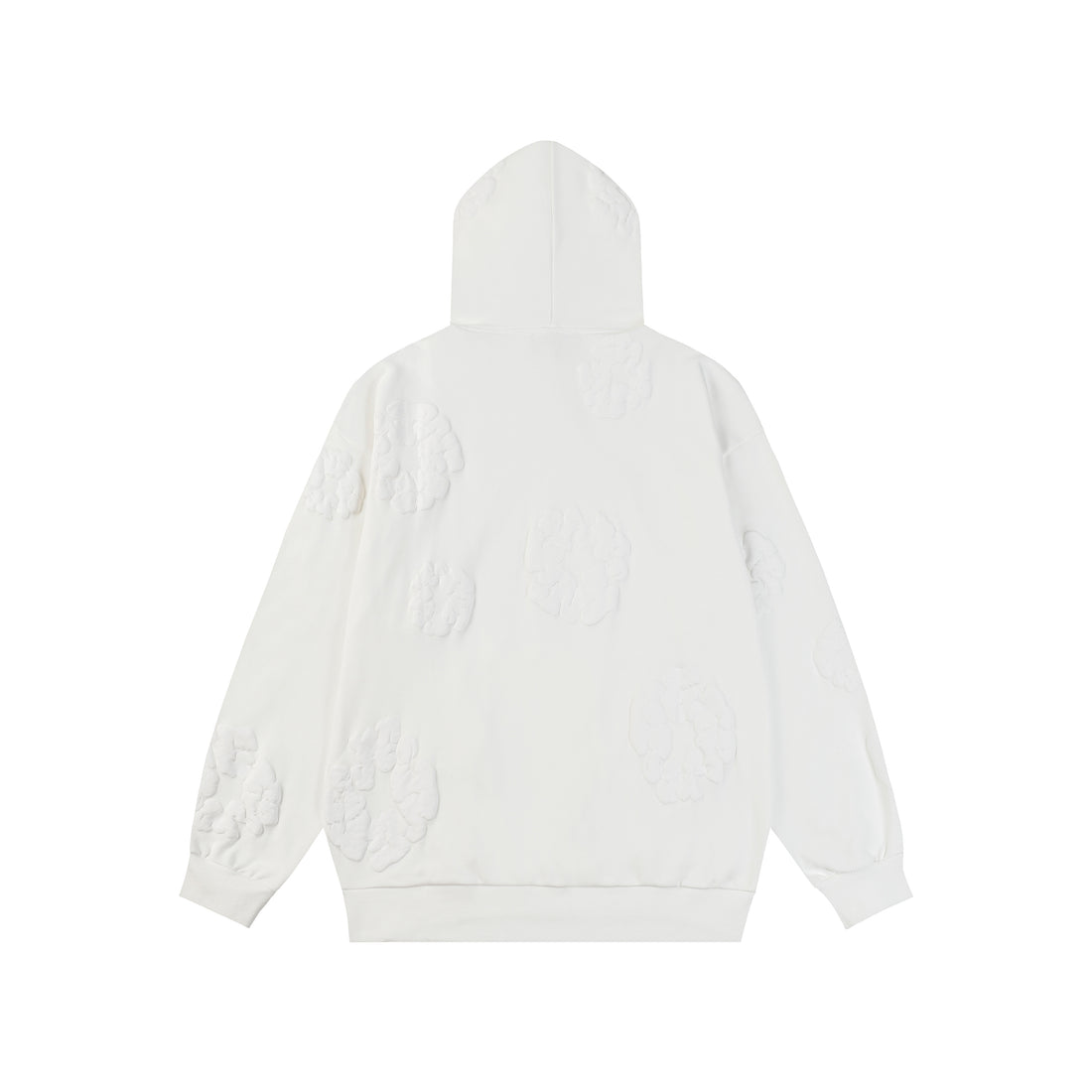 Denim Tears Cotton Wreath All White Hoodie