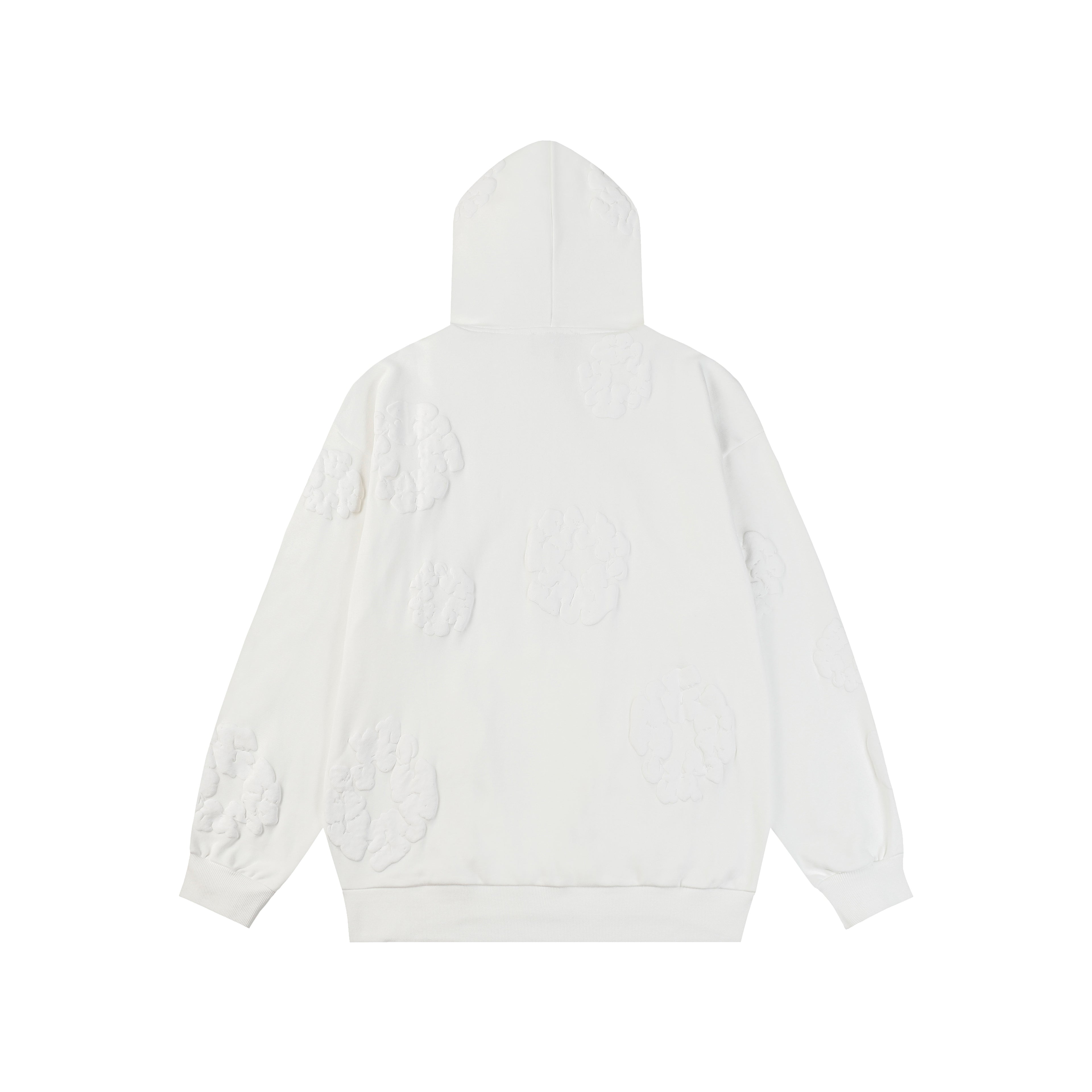 Denim Tears Cotton Wreath All White Hoodie