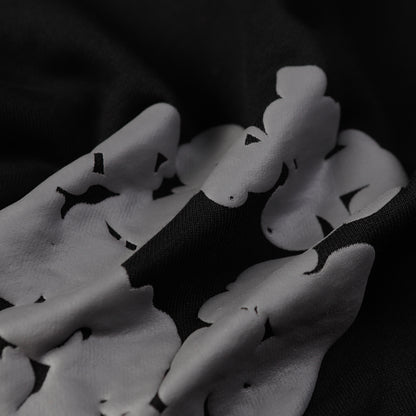 Denim Tears Cotton Wreath Black and Grey Hoodie