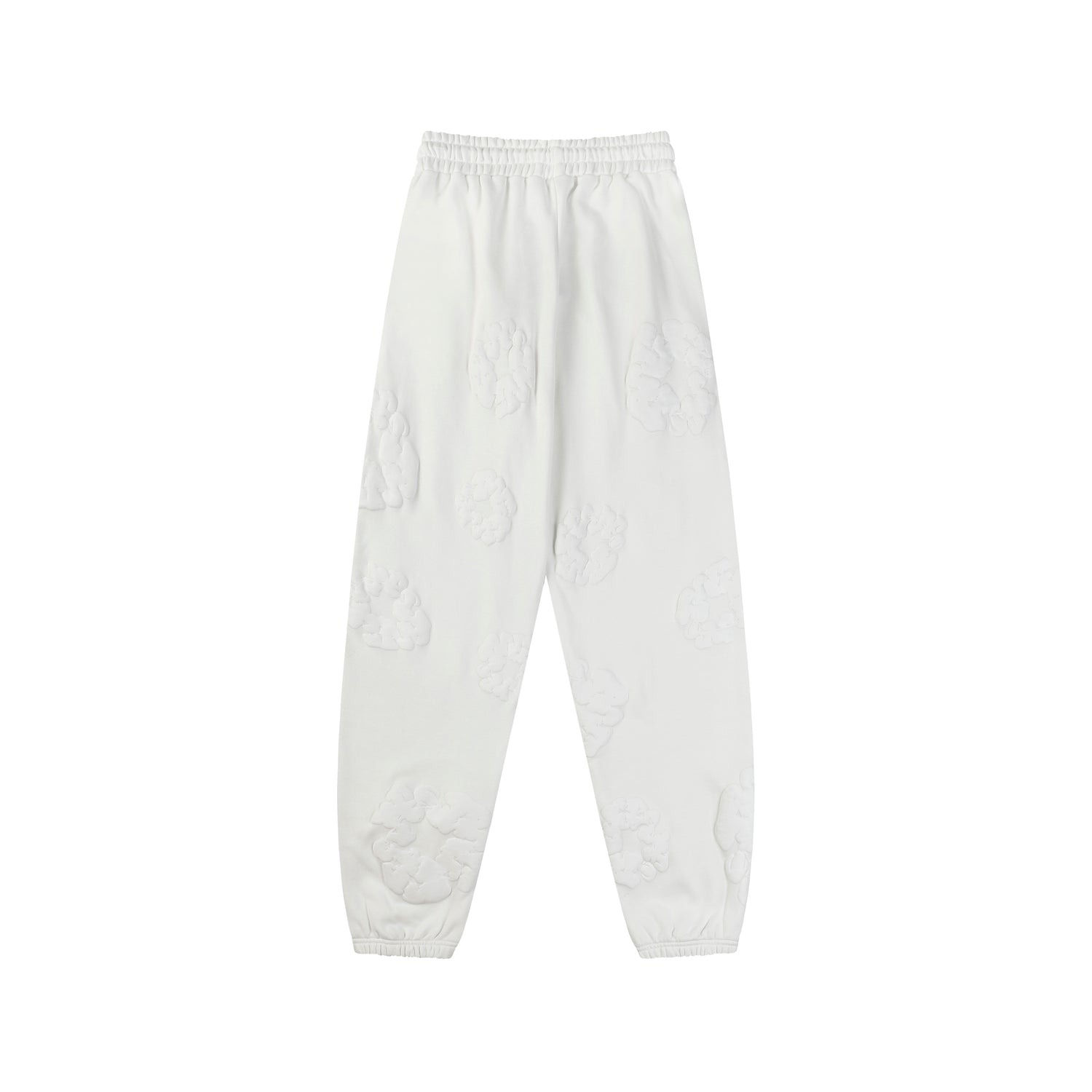 Denim Tears The Cotton Wreath All White Sweatpants