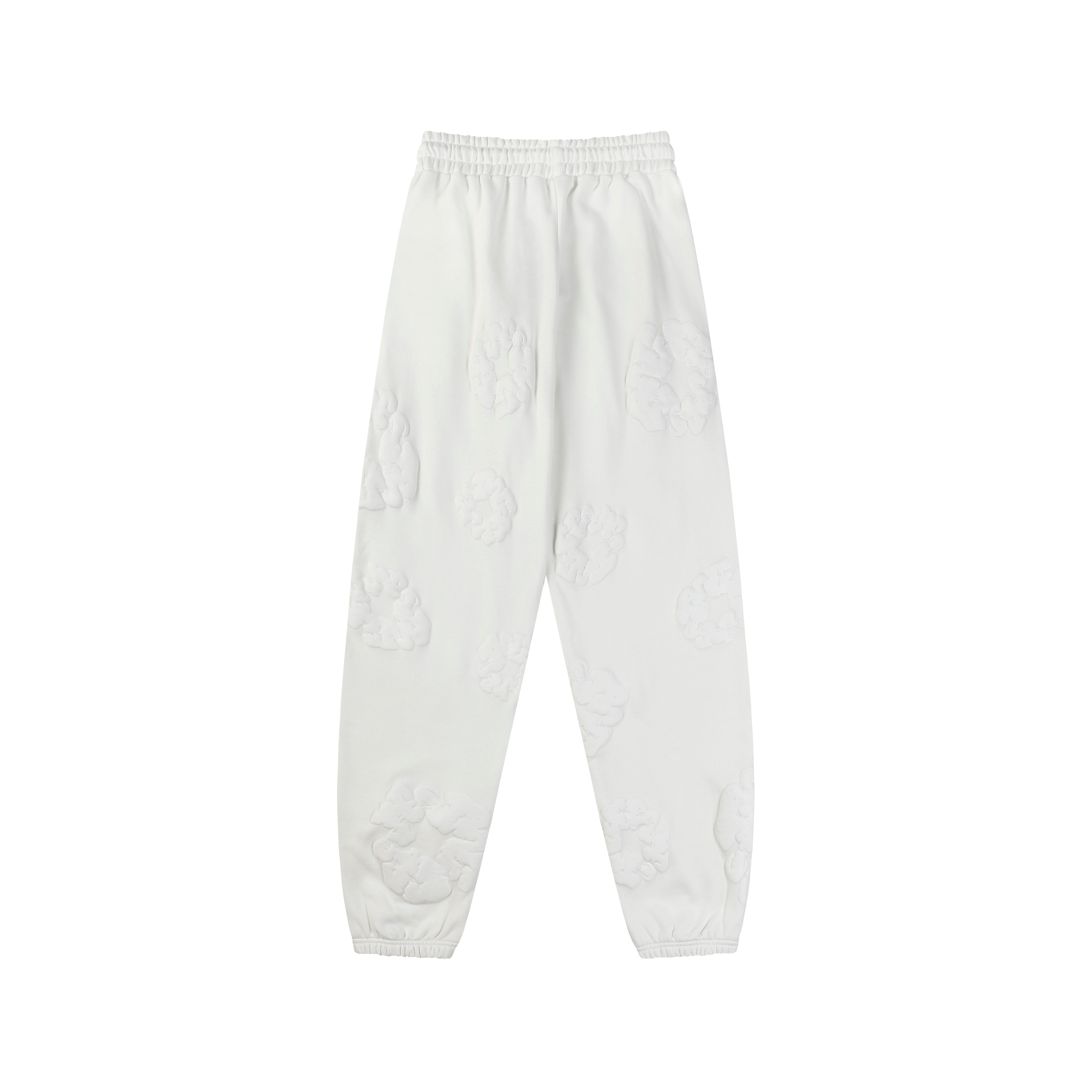 Denim Tears The Cotton Wreath All White Sweatpants