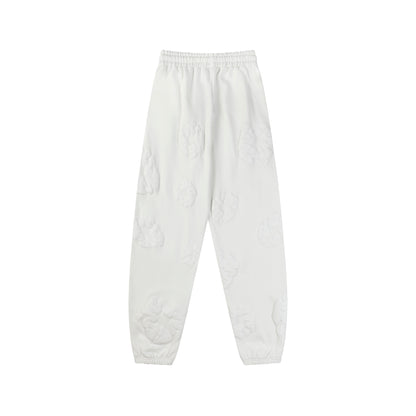 Denim Tears The Cotton Wreath All White Sweatpants