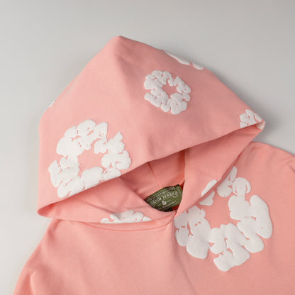 Denim Tears Cotton Wreath Peach Hoodie