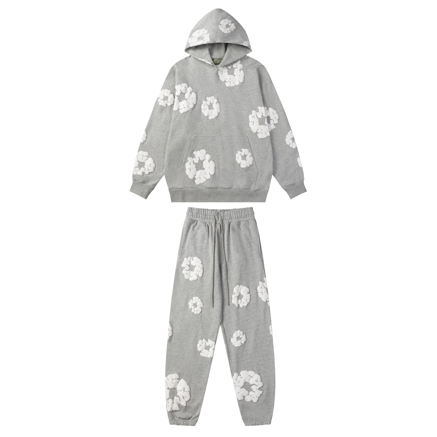 Denim Tears Cotton Wreath High Quality Variety Set Hoodie/Pants (2-piece)