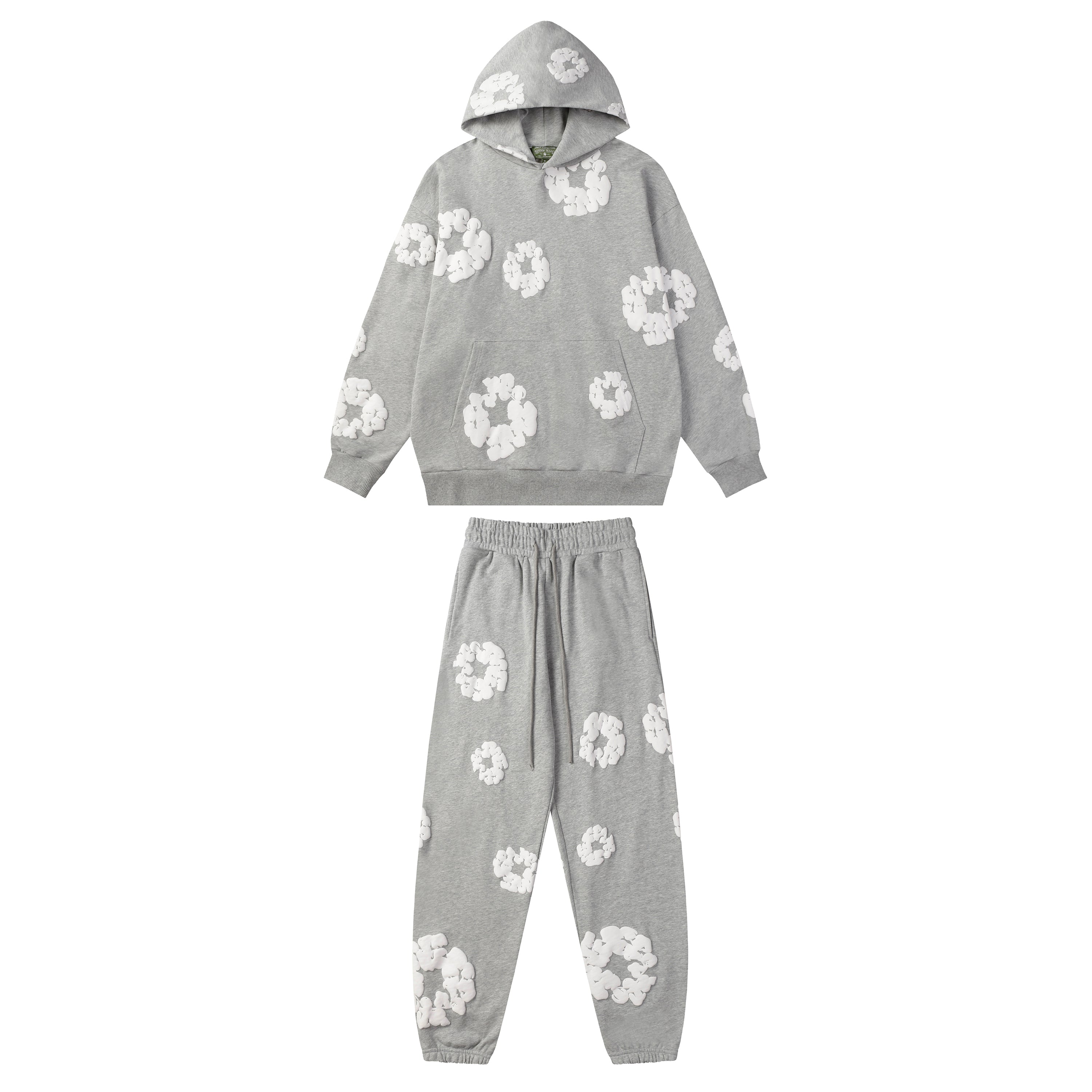 Denim Tears Cotton Wreath High Quality Variety Set Hoodie/Pants (2-piece)