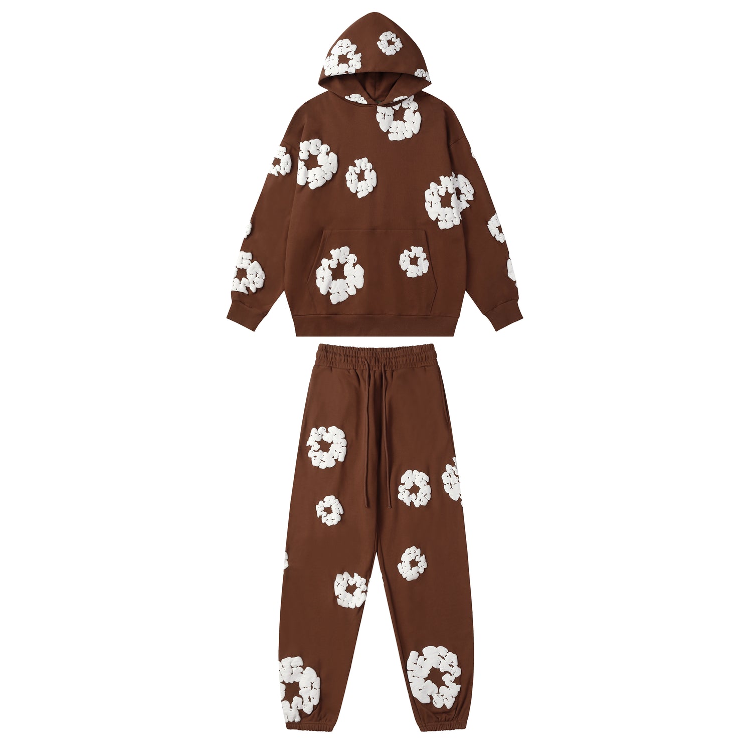 Denim Tears Cotton Wreath High Quality Variety Set Hoodie/Pants (2-piece)