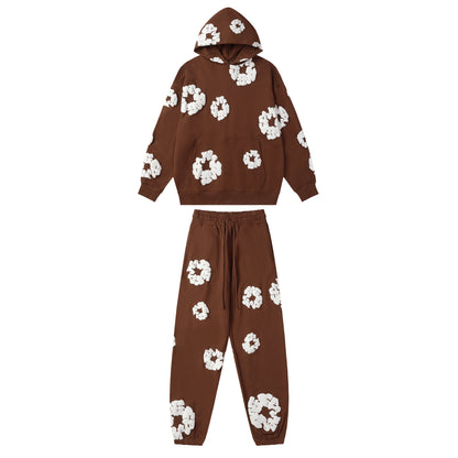 Denim Tears Cotton Wreath High Quality Variety Set Hoodie/Pants (2-piece)