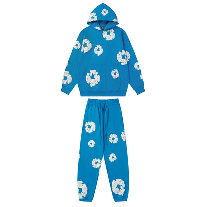 Denim Tears Cotton Wreath High Quality Variety Set Hoodie/Pants (2-piece)