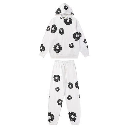 Denim Tears Cotton Wreath High Quality Variety Set Hoodie/Pants (2-piece)